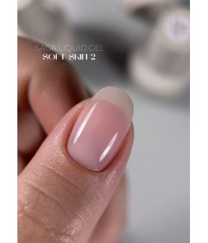 Гель Saga professional LIQUID SOFT SKIN №02, 15 мл